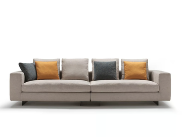 MOORE - 3 seater modular fabric sofa with removable cover by Siwa Soft Style - view 2